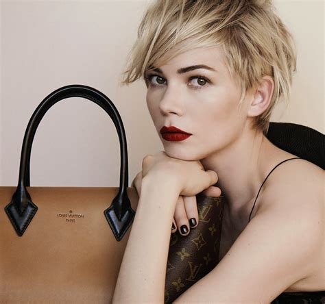 michelle williams short hair louis vuitton|michelle williams jewelry campaign.